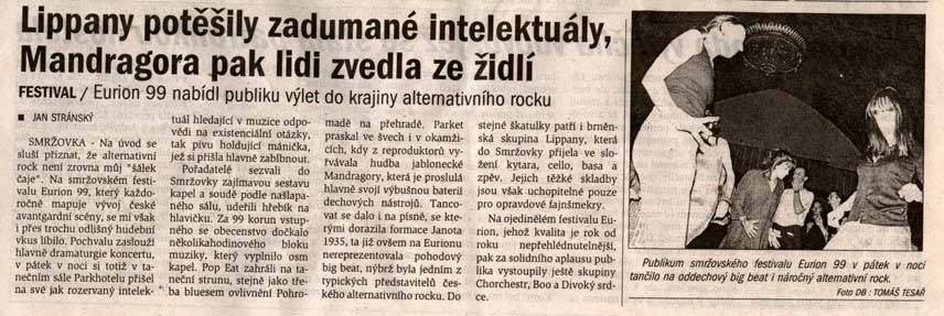 Deník Jablonecka, 16.8 1999